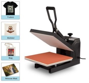 BAHOM Heat Press Machine for T Shirts 15x15in, 1400W Industrial Digital Heat Transfer Print Machine for Mug, Hat, Bag