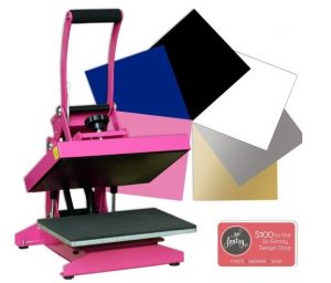 Pink Craft Heat Press Bundle: