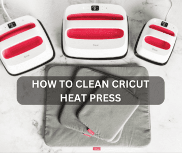 How To Clean Cricut Heat Press