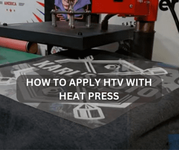 How To Apply HTV With Heat Press
