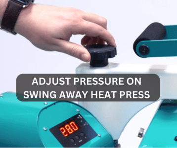 Adjust Pressure On Swing Away Heat Press