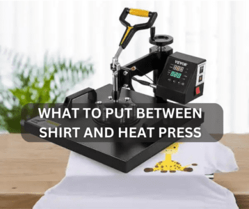 What To Put Between Shirt and Heat Press